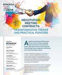Negotiating Meeting Contracts: Transformative Trends and Practical Pointers