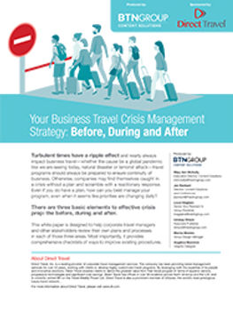 Your Business Travel Crisis Management Strategy Your Business Travel Crisis Management Strategy